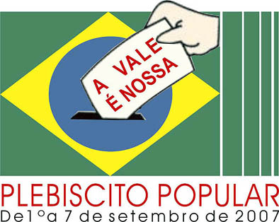 Logo Plebiscito Reestatização da Vale do Rio Doce