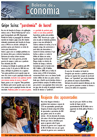 Capa Boletim de Economia nº 3 - 3ª semana junho/2010
